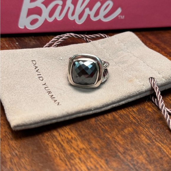 David Yurman 15MM Hematite Albion Ring- Size 7.5 - Picture 1 of 4